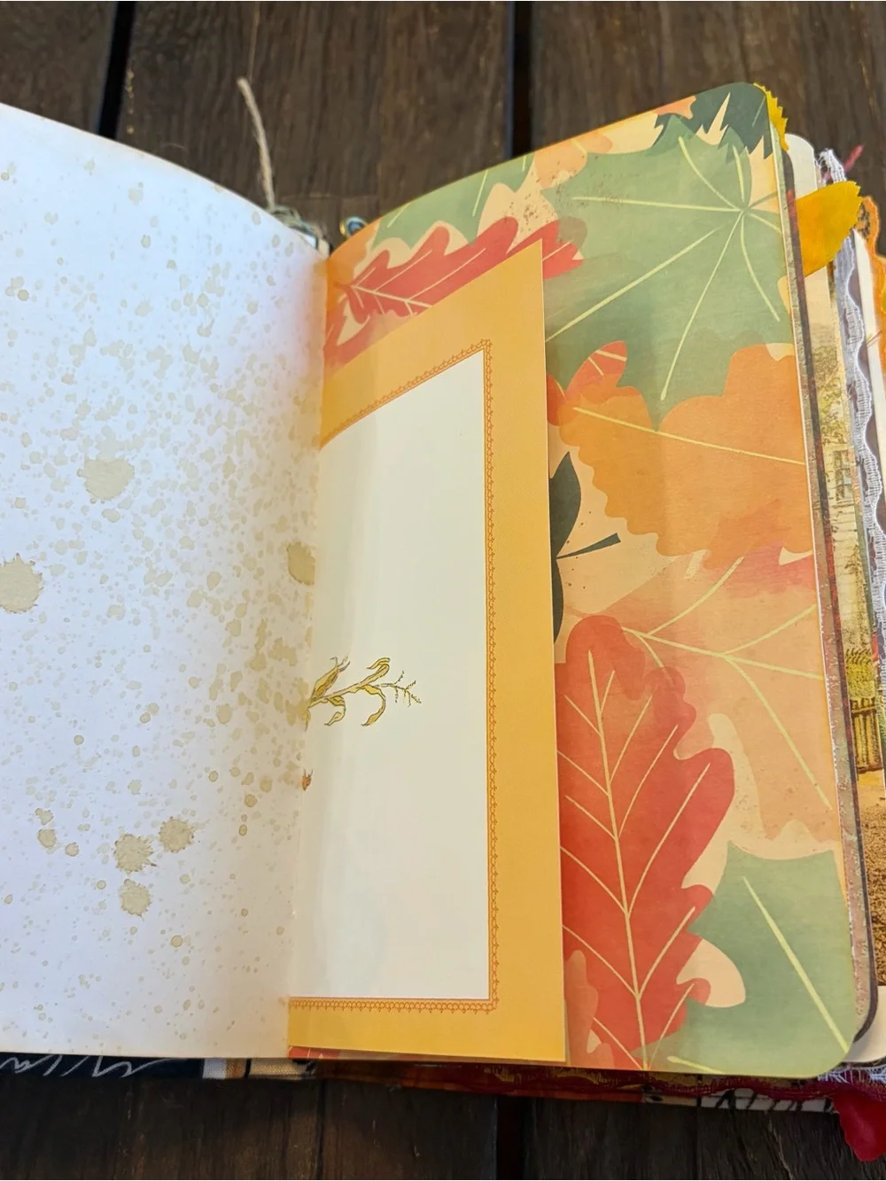 Fall Autumn Junk Journal Softcover Give Thanks Gather Thankful Decorated 3 Sig